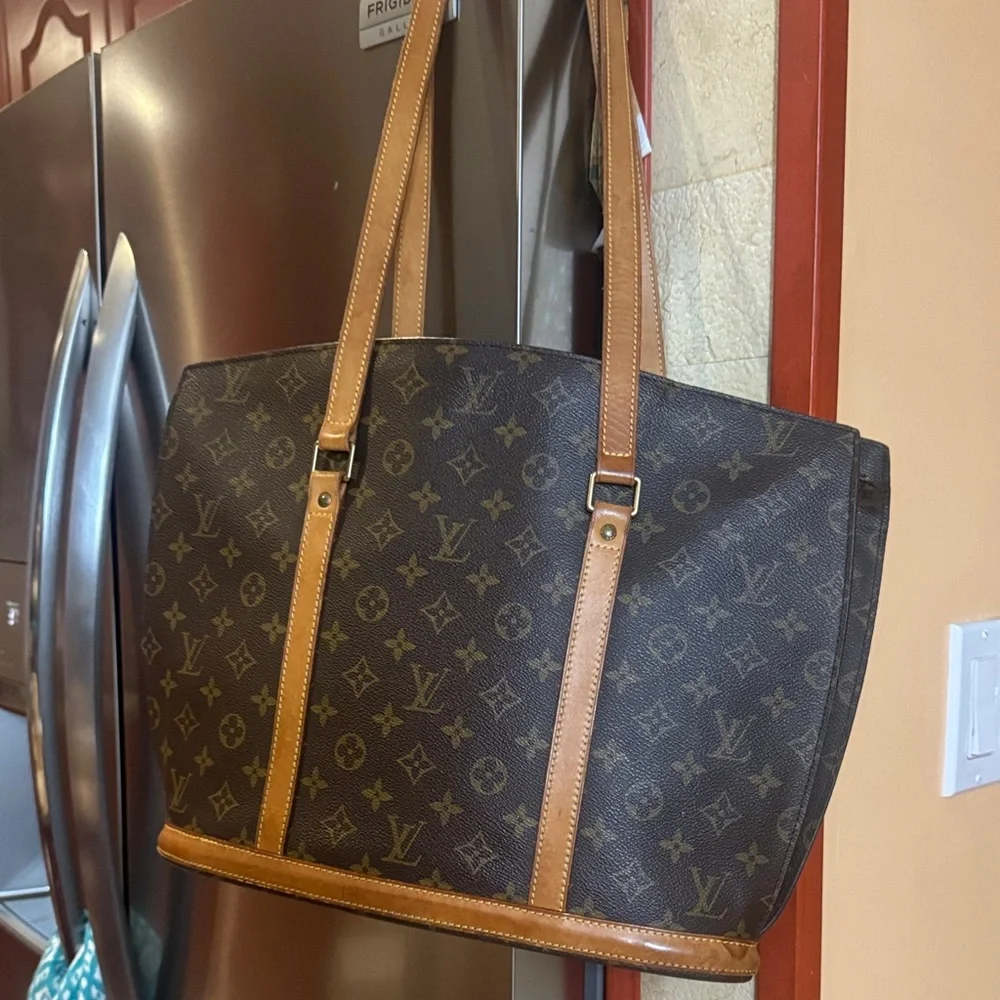 Authentic Vintage Louis Vuitton Brown Monogram Deauville Shoulder Bag - Picture 10 of 13